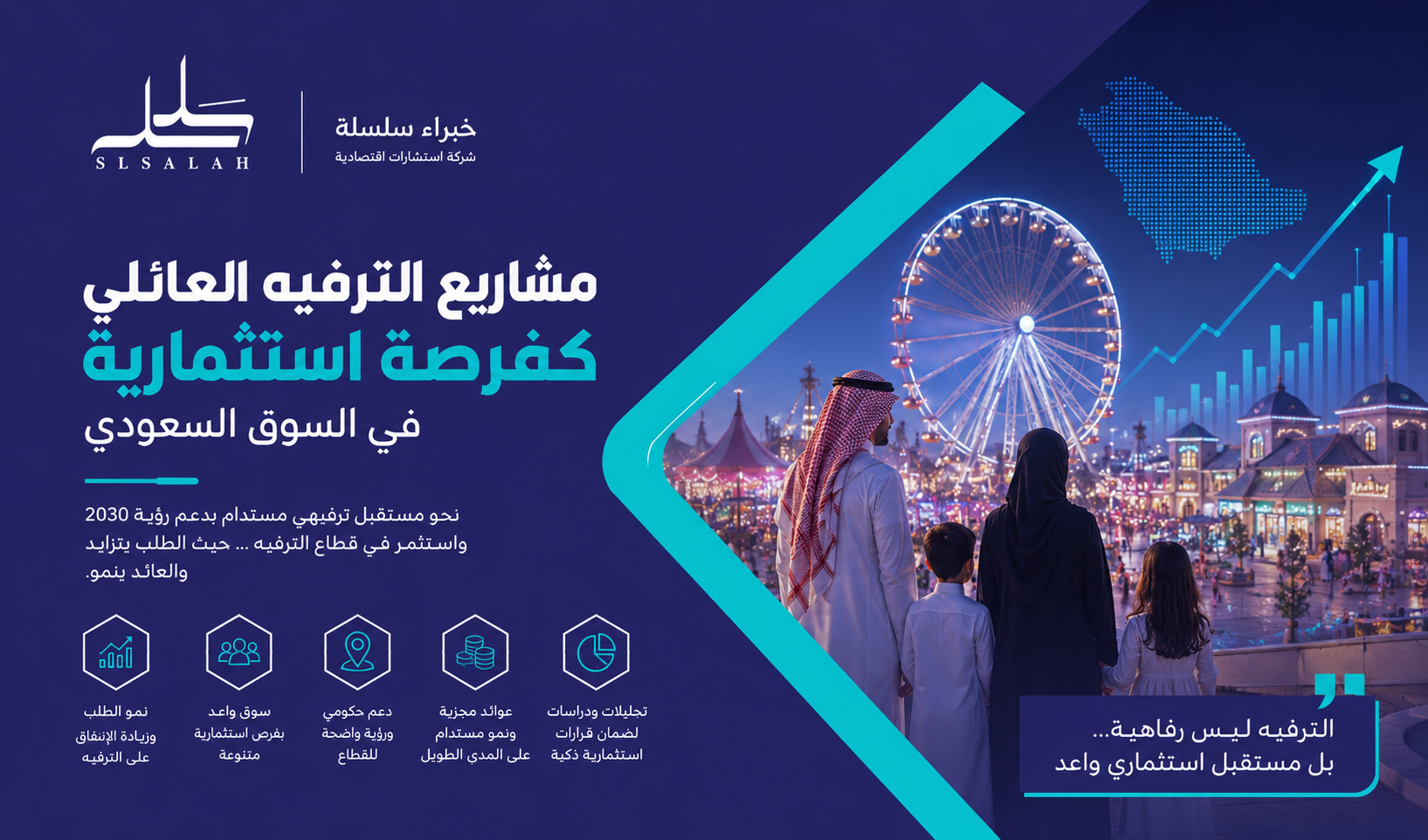 لماذا تُعد مشاريع الترفيه العائلي فرصة استثمارية ذهبية في السوق السعودي؟ (دراسة حالة)